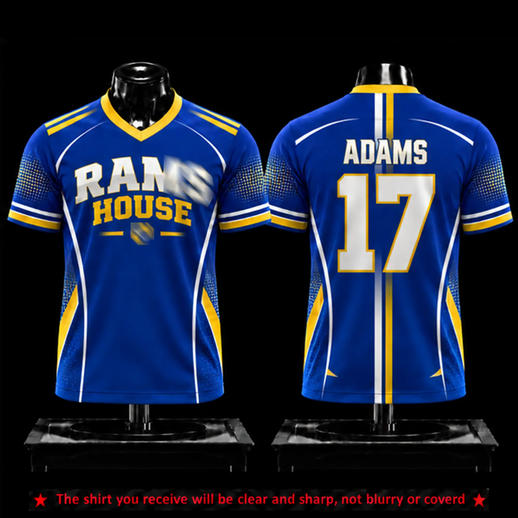 Davante Adams 17 Premium Lightweight Breathable Fabric Jersey, Rams Football Fan Jersey Shirt, Rams Football Unisex Game Day Apparel, Gift For Football Fans, Boyfriends, Husband