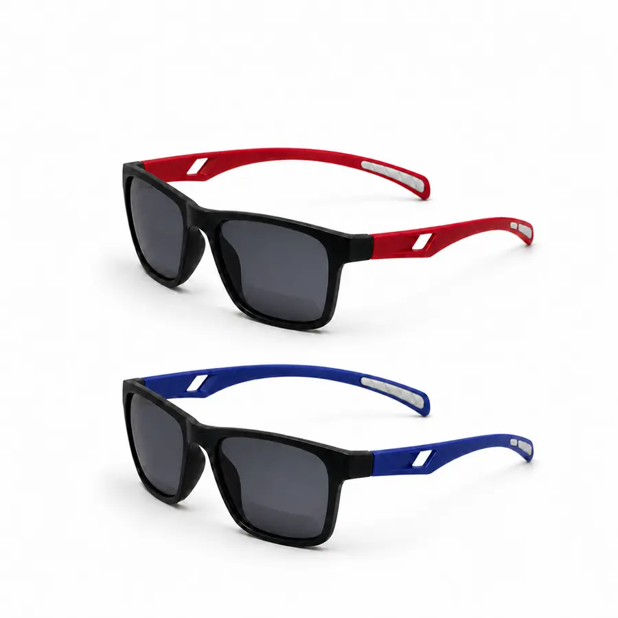 Men’s Tinted Reading Glasses +1.0 to +4.0, Dark Lens Square Readers for Menus, Phones & Labels, Lightweight Wraparound Frame