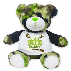 9" Green Camo "Little Hunting Buddy" Teddy Bear