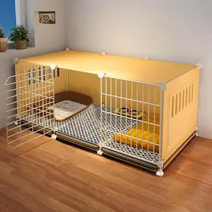 Cat Cage, Large Capacity Pet Cage, Pet Supplies for Small Medium Large Dogs & Cats, Dog & Cat Furniture, Escape Proof Kennel