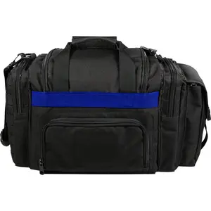 Black - Tactical Police Emergency Concealed Carry Bag with Thin Blue Line