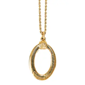 Pre-owned D26022222 Dior Necklace Gold