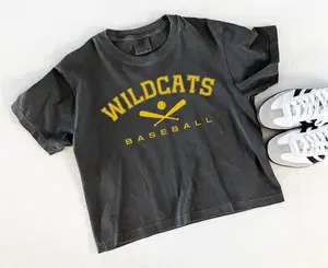 Personalized Baseball Boxy Top – Comfort Colors Softball Mom, Team Spirit Style