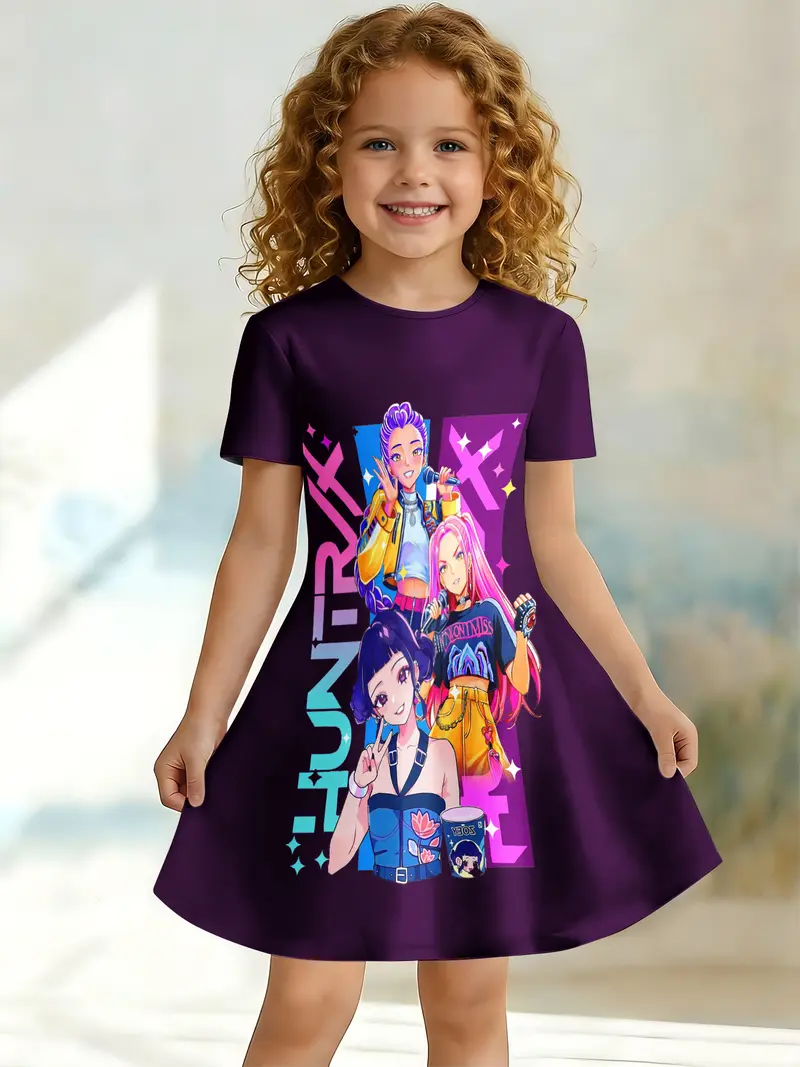 Girls neon dress - TikTok Shop