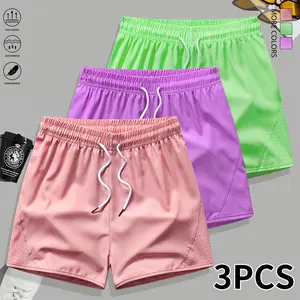 3-piece set, women’s shorts, casual wear, suitable for everyday outfits, outdoor sports, yoga, summer clothing, women’s shorts, womenswear