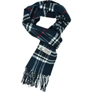 Unisex Classic Tartan Plaid Winter Scarf Soft Cashmere Feel 72"x12"