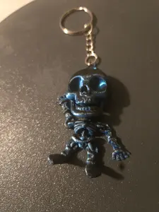 Skeleton articulated keychain