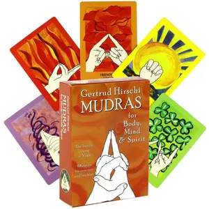 68pcs Luxury Edition Mudra Cards, Classic Tarot Cards, Body & Mind Meditation Tool, Educational Card Game for Adults & Teens, Premium Paper Material