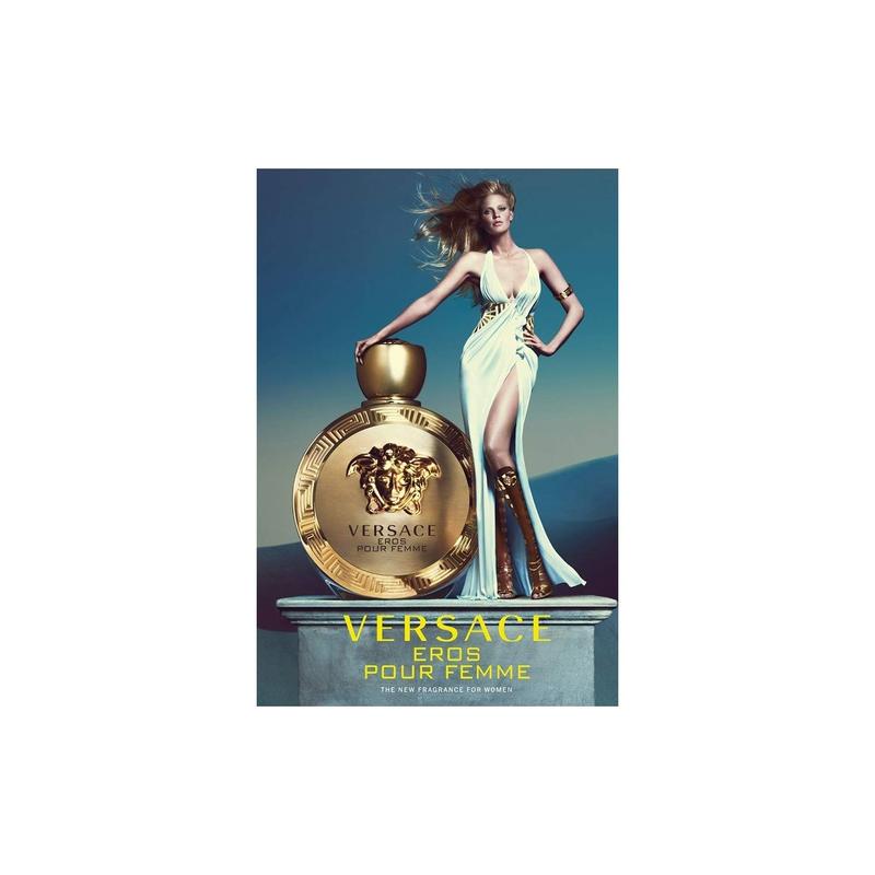 Versace Eros Pour Femme Eau De Parfum Spray for Women 3.4 oz