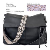 Large Size Black Pink Flower Lining 