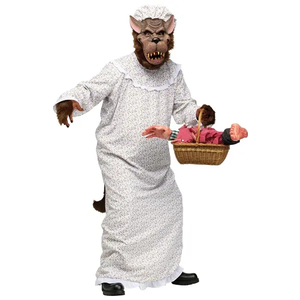 Big Bad Granny Wolf Adult Costume Big Bad Granny Wolf Adult Costume