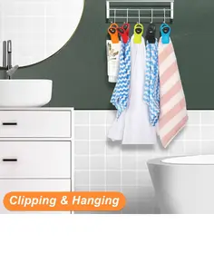 Chip-Clips-Bag-Clips, 10 Pack Magnetic Bag Clip for Food Storage Heavy Duty, Plastic Food Clip for Chips, Snack, Kitchen, Refrigerator