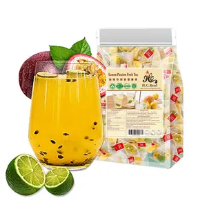 Buy One, Get One Free: VC Lemon Passion Fruit Cocktail Tea (2 Packs; Each Pack Contains 200g, 20g × 10 Bags) × 2. Caffeine-Free Lemon Kumquat Tea With Freeze-Dried Lemon, Passion Fruit, and Kumquat.
