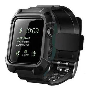 Silicone Case & Band - Sport Edition For Apple Watch Series 1, 2 & 3 42mm - Watch Band Accessories Cover
