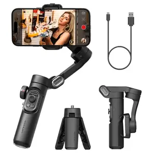 INSTAGRIP 3-Axis Handheld Gimbal Stabilizer for Smartphones with AI Face Tracking - Ideal for iPhone & Android. Create Professional-Quality Videos for TikTok and Vlogs. Elevate Your Content and Unleash Creativity Today! Does not apply