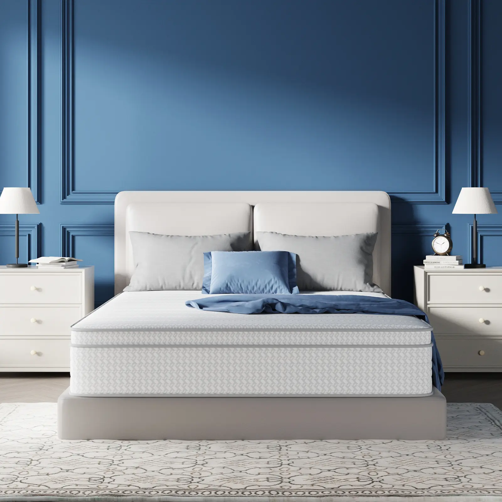 Avenco 10/12/14 Inch Hybrid Mattress in a Box, Medium Firm Memory