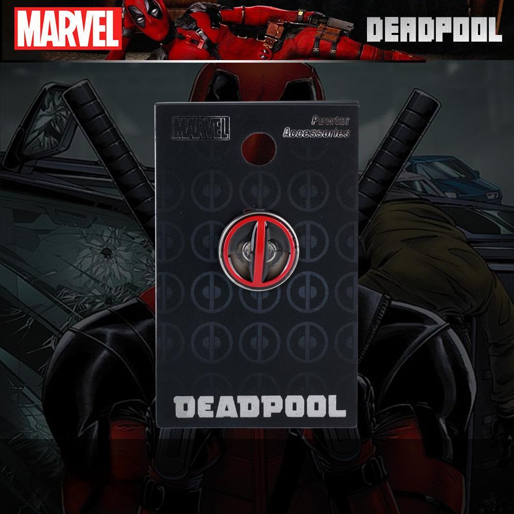 Marvel Deadpool Pin 1PC Official License Collectible Novelty Anime Brooch Backpack Decoration Jacket Lapel Anti-Rust Exquisite Alloy Enamel Gift