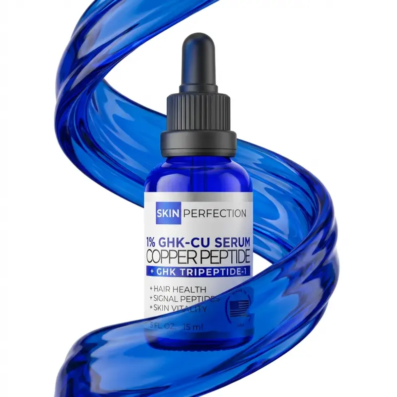 GHK Copper Peptide - 99.7% Pure Powder for DIY Face and Hair Serums 1 gram  jar