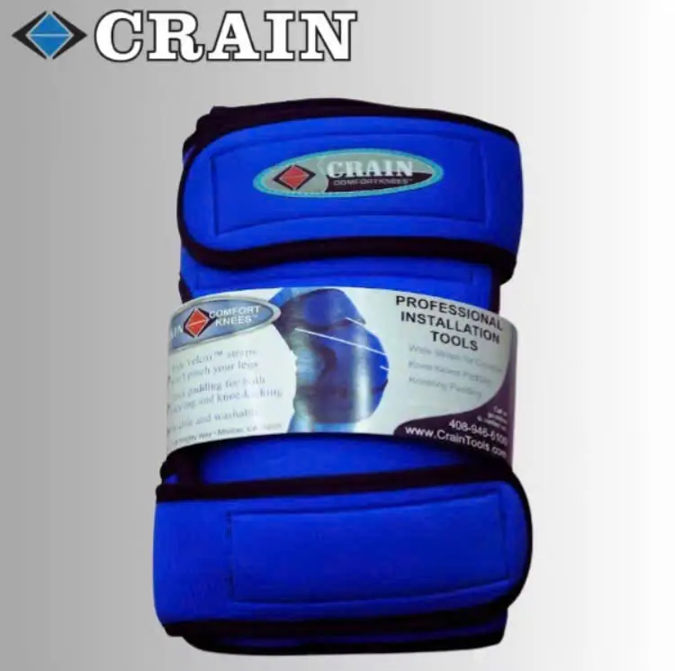 Crain Comfort Knees Professional Installation Tools Blue Knee Pads for Comfort and Support