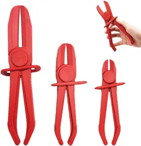 Hose Pinch off Pliers, Line Clamp Pliers Set for Flexible Hoses, Gas Lines, Radiator, Brake, Coolant, and Fuel Lines Tool