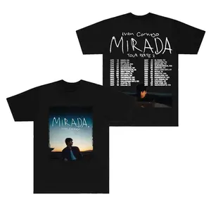 Ivan Cornejo 2025 Mirada Tour Dates Merch T-Shirts Summer Unisex Fashion Crewneck Short Sleeve Tee Vintage Graphic Tee Soft Cotton Short Sleeve Shirt for Men & Women