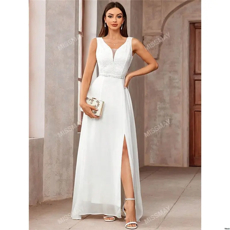 mariah white chiffon ruffle halter neck dress - TikTok Shop mariah white chiffon ruffle halter neck dress - TikTok Shop