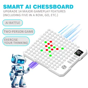 AI intelligent board battle multi-functional board Go, black and white chess, Checkers practice, technology children's gift, logical thinking toy