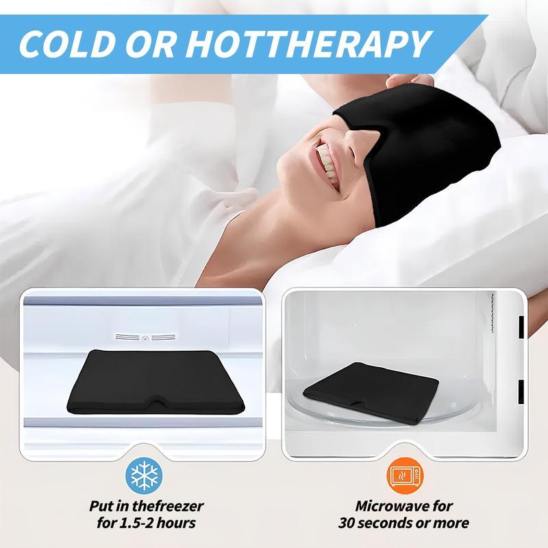 Cold Compress Gel Eye Mask, Blackout Sleeping Mask, Eye Care Tool, Eye Bag Remover for Women & Men, Skincare Tools for Daily Use, Stretchable Eye Mask