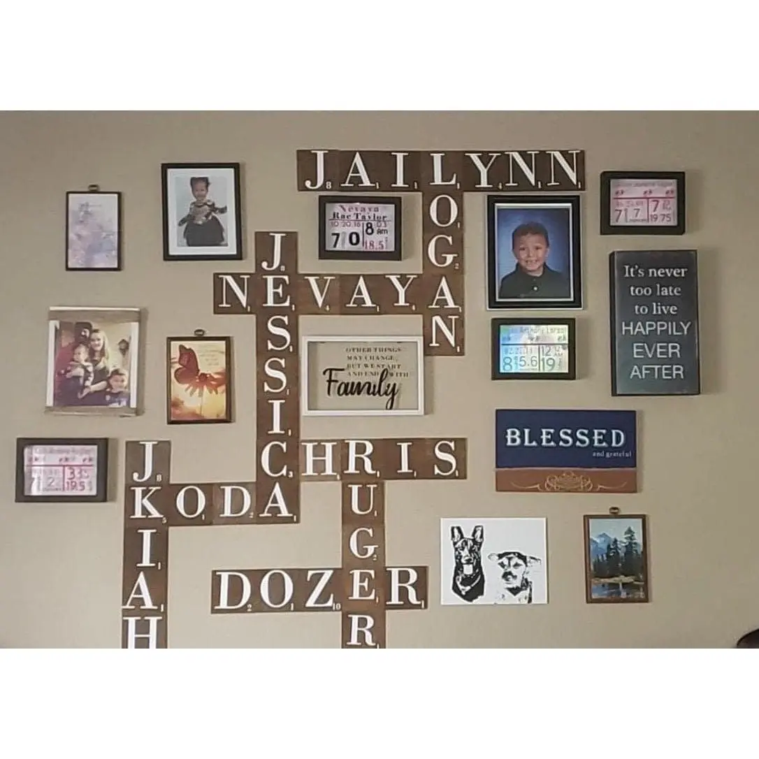 Custom Family Name Tiles
