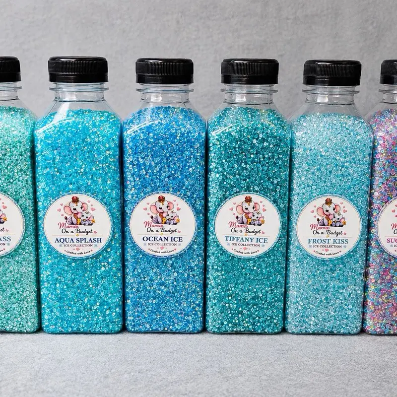 Ice Collection | 3mm Pointed Back Resin Rhinestones | Premium AB Sparkle Mixes for Tumblers, Pens & Crafts