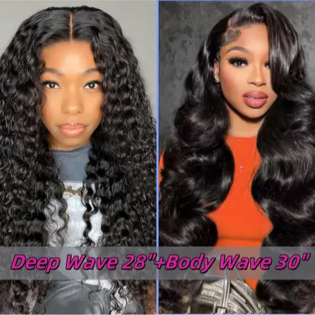 Deep Wave 28"+Body Wave 30"