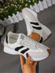 Women Height Increasing Thick Sole Non Slip Comfortable Breathable Sporty Running Shoes for Outdoor Sports
