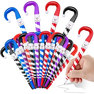 36 count Christmas Pens, Christmas Snowman Ballpoint Pens for , Snowman Umbrella Cane Pen for School Boys and Girls Office Supplies