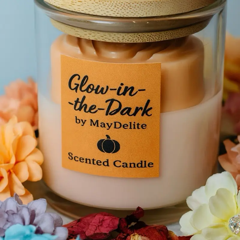 Glow-in-the-Dark Halloween Candle – by MayDelite