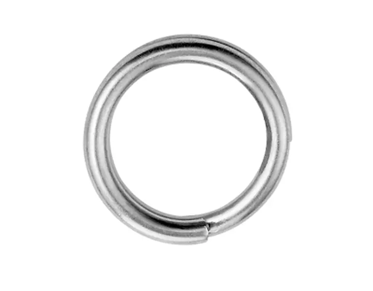 SPRO Power Split Rings NSB, Fishing Costume Jewelry Accessory, Stealth Look, Multi-Size, Secure Hook Link, Corrosion Resistant