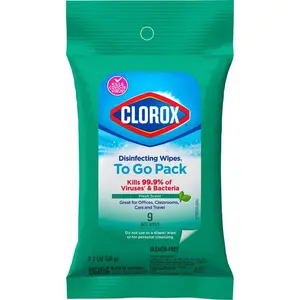 The Clorox  9 Count Clorox Disinfecting Wipes - Pack of 12