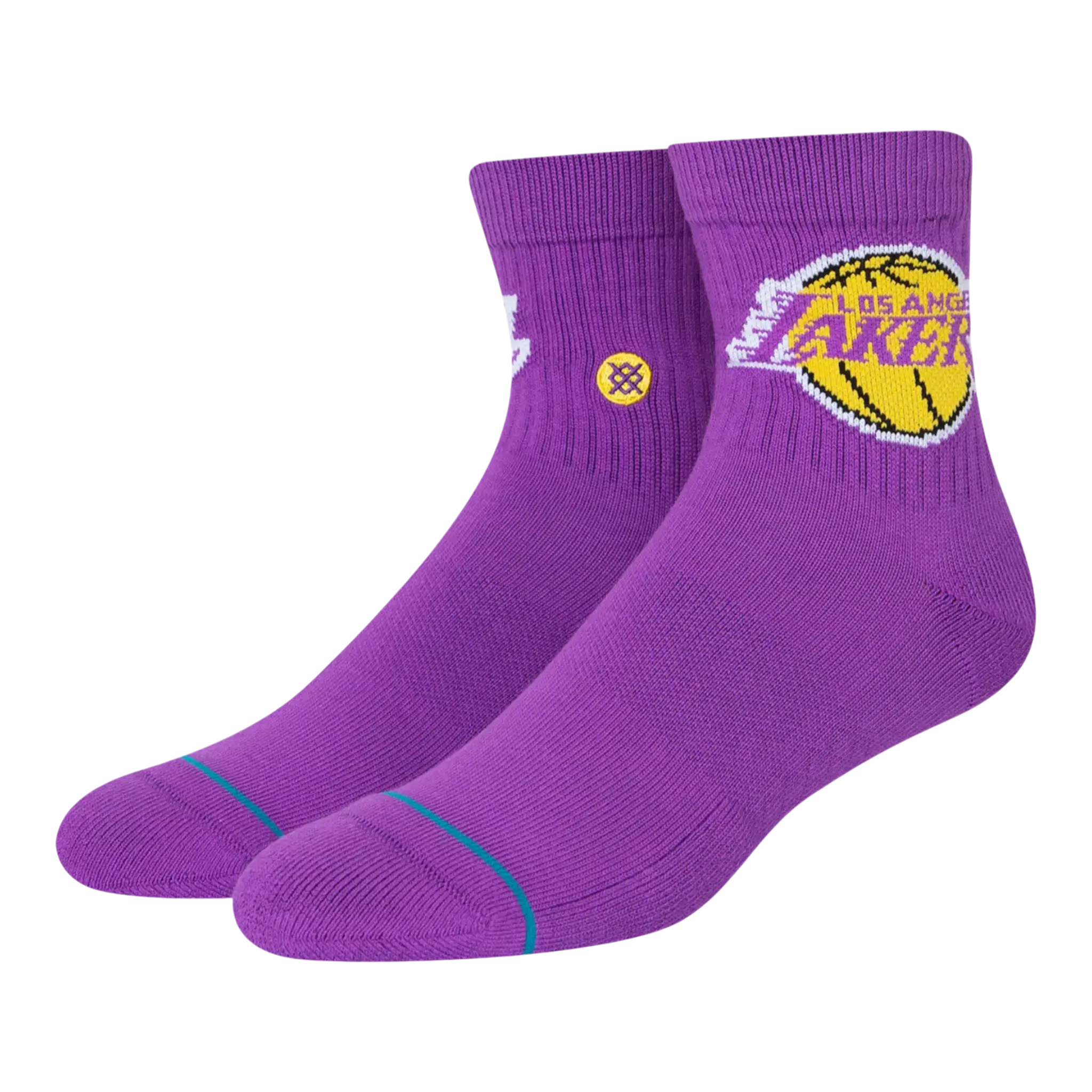 Stance Lakers ST Qtr Ankle Socks in Purple | Quarter