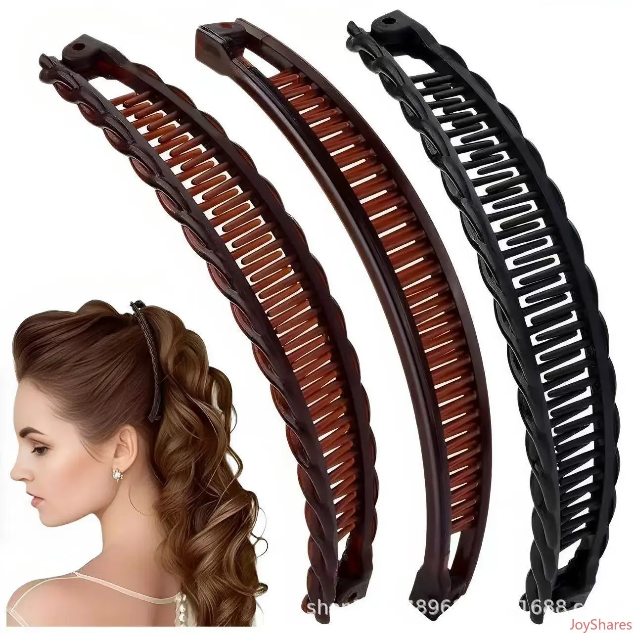 Korean Style Hair Combs Hairpins For Packaging Wholesale Insert Combs Wavy Barrettes Side Combs Fringe Combs Bun Hairstyling Tools For Daily Wear Party Makeup Hair Fixing And Neat Hairstyle