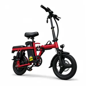 Electric Folding E-Bike - 800W Motor, 48V 15Ah Battery, 8-Level Adjustable Suspension, 30-Mi Range, Dual Disc Brakes, UL2849 Certified for High-Intensity Outdoor Riding Seat Foldable