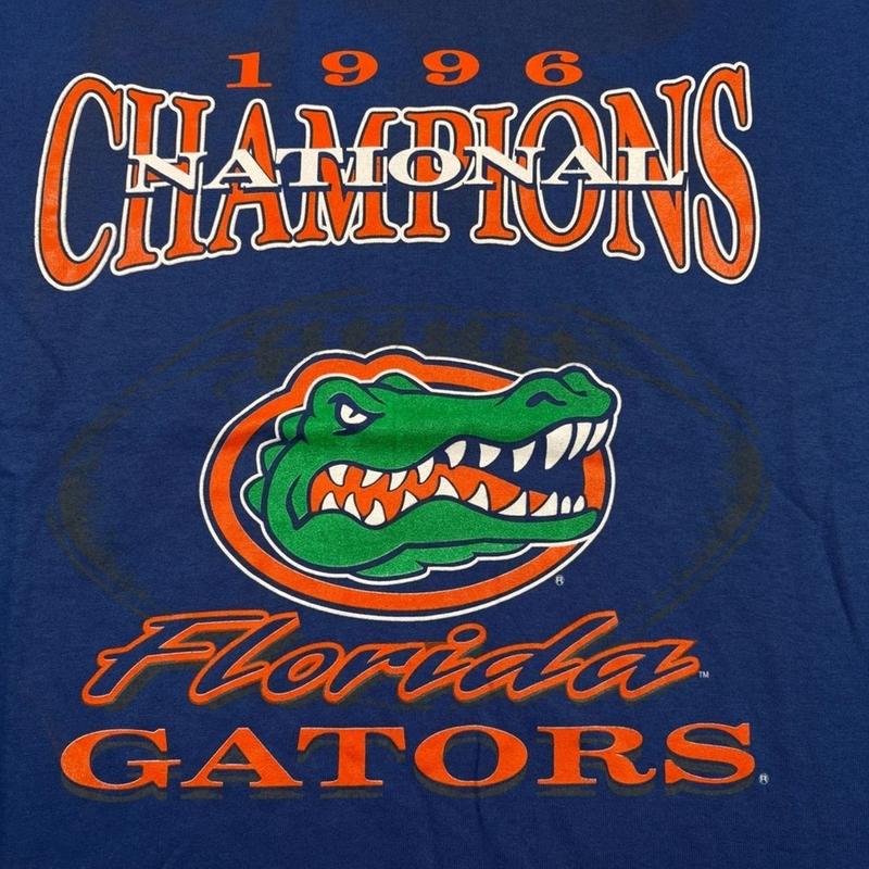 Vintage 1996 Florida Gators NCAA Football National Championship T-Shirt Mens XL JCF