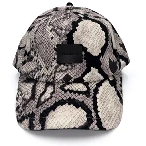 All Saints Flow Baseball Cap One Size | Statement Snake-Print Street Style