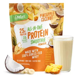 Pineapple Coconut Protein Smoothie Pineapple Coconut Protein Smoothie