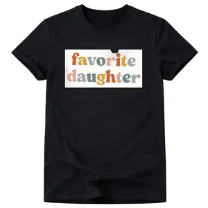 Favorite Women's Summer T-Shirt – Cotton Fabric, Comfortable Fit with Letter Graphics