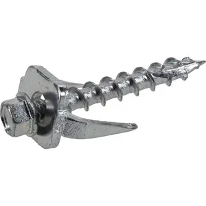 Exterior-Coated Fence Post Screws#12 x 1-1/2", Heavy Duty Wood Screws for Fencing, Decking Construction, Self Tapping Screws for Treated Lumber, Drywall,#12 x 1-1/2", 75 Pieces, 9976304