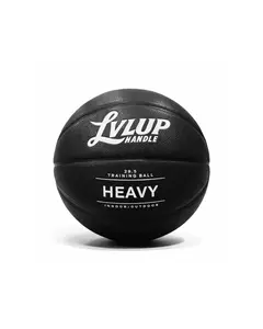 LVLUP HANDLE Heavy Basketball 3 lbs Weighted Training Ball Official Size Premium Composite Leather Game-Feel Channels for Skill Development