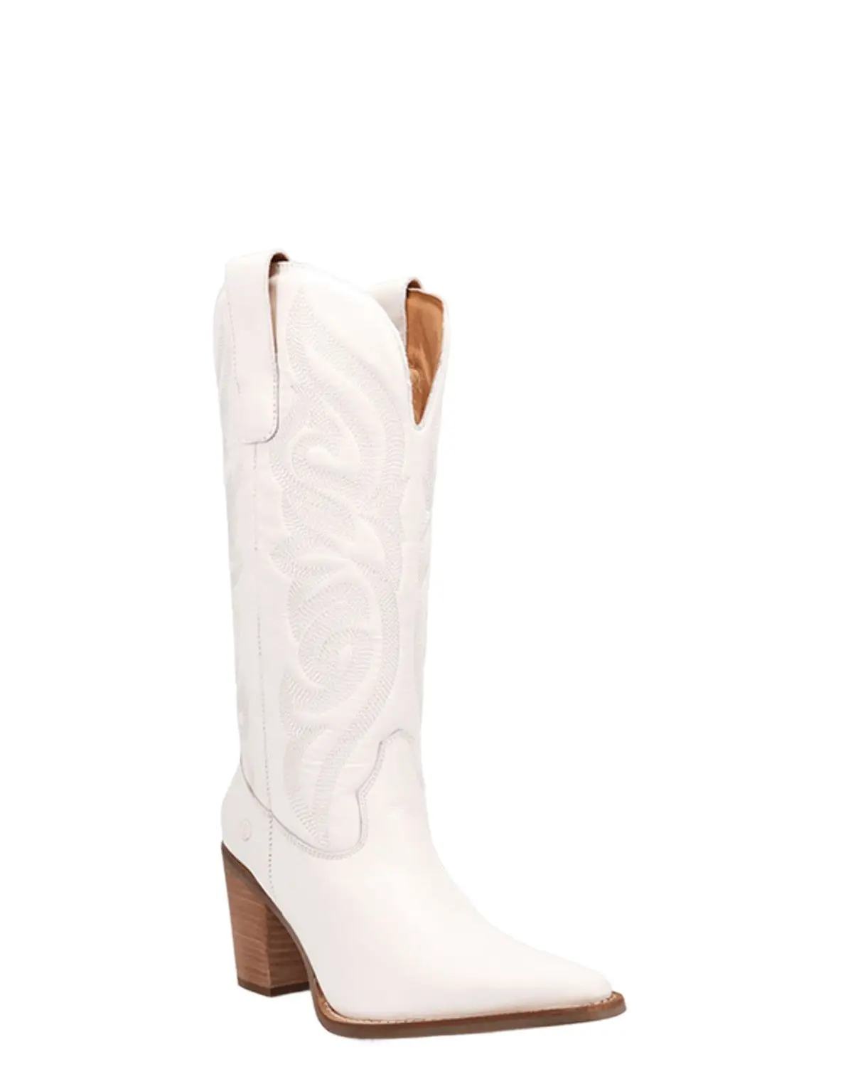 Dingo Women's Women'S Hensley Tall Western Boot Round Toe - Di2246-Wht