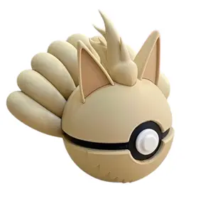Ninetales - Inspired 3D Printed Poke Ball Collectible