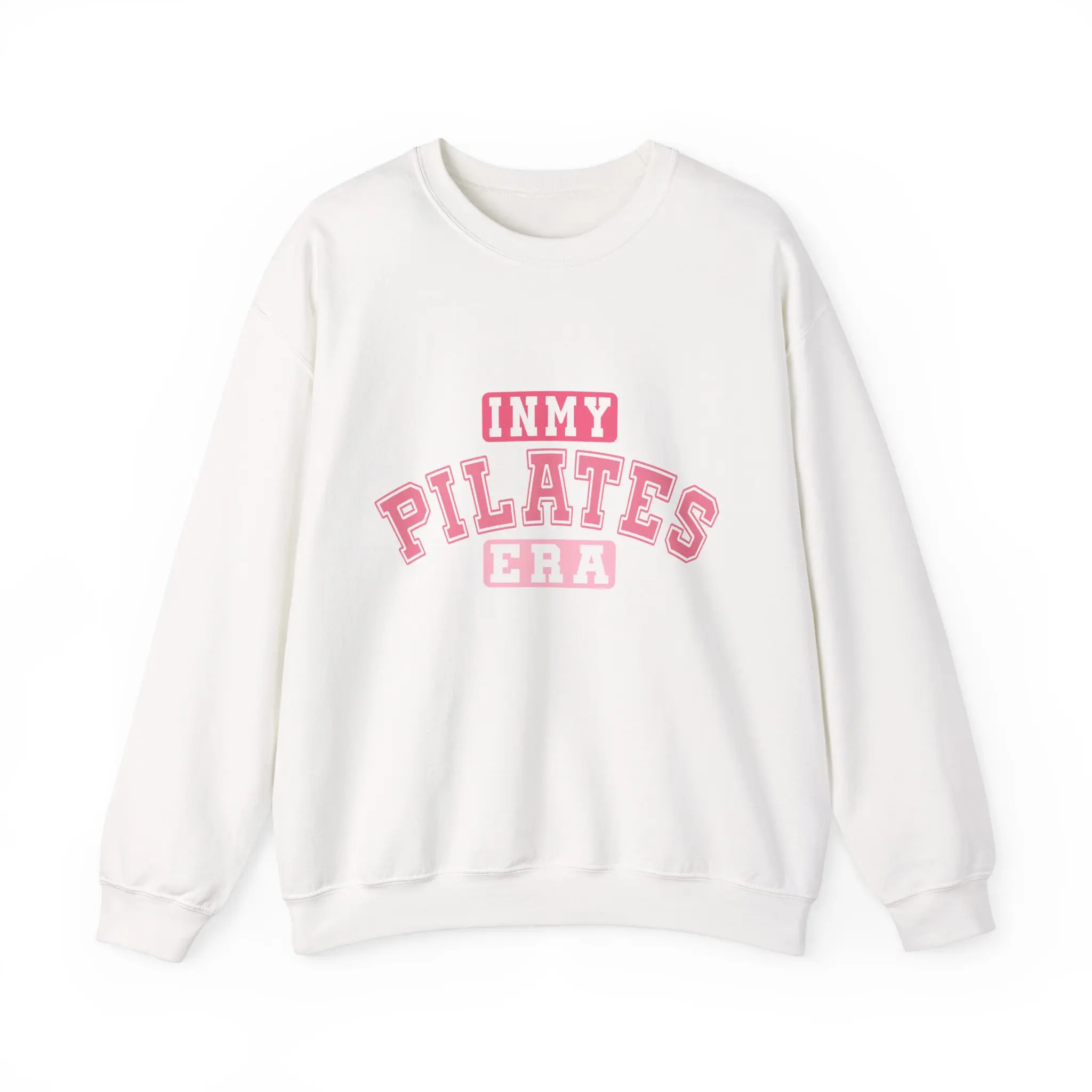 In My Pilates Era Crewneck Sweatshirt, Cozy Pullover, Fitness Apparel, Gift for Pilates Lovers, Motivational Sweatshirt