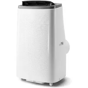 14000 BTU Portable Air Conditioner, 3-in-1 AC Unit with Dehumidifier & Fan, Auto-Swing Air Vent, LED Display & Remote Control, Easy Mobility with Wheels & Handle