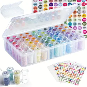 Bead storage box - storage container, Divided Compartments, drawer storage, DIY sewing, handmade decoration packaging